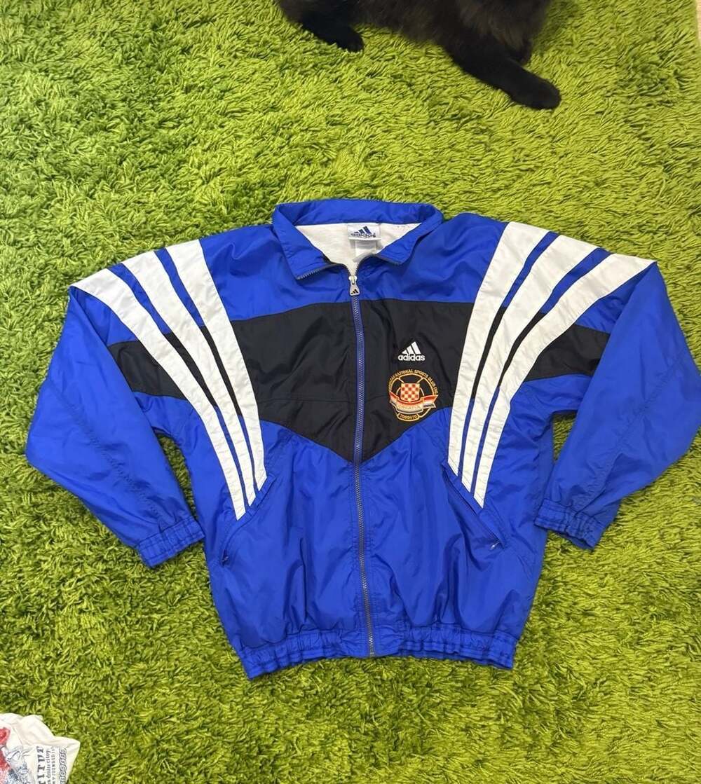 Adidas Croatia Toronto Track Jacket Blue Black White